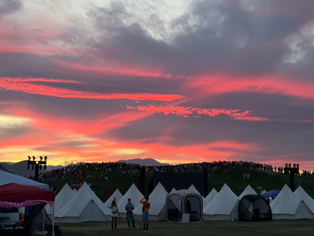 AUK Coachella sunset