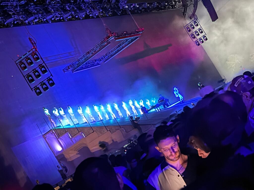 AUK Coachella nine inch noize blue